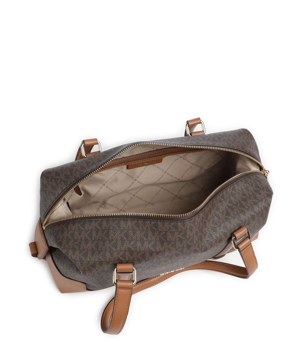 Michael Kors Teddi Large Shoulder bag brown/acorn