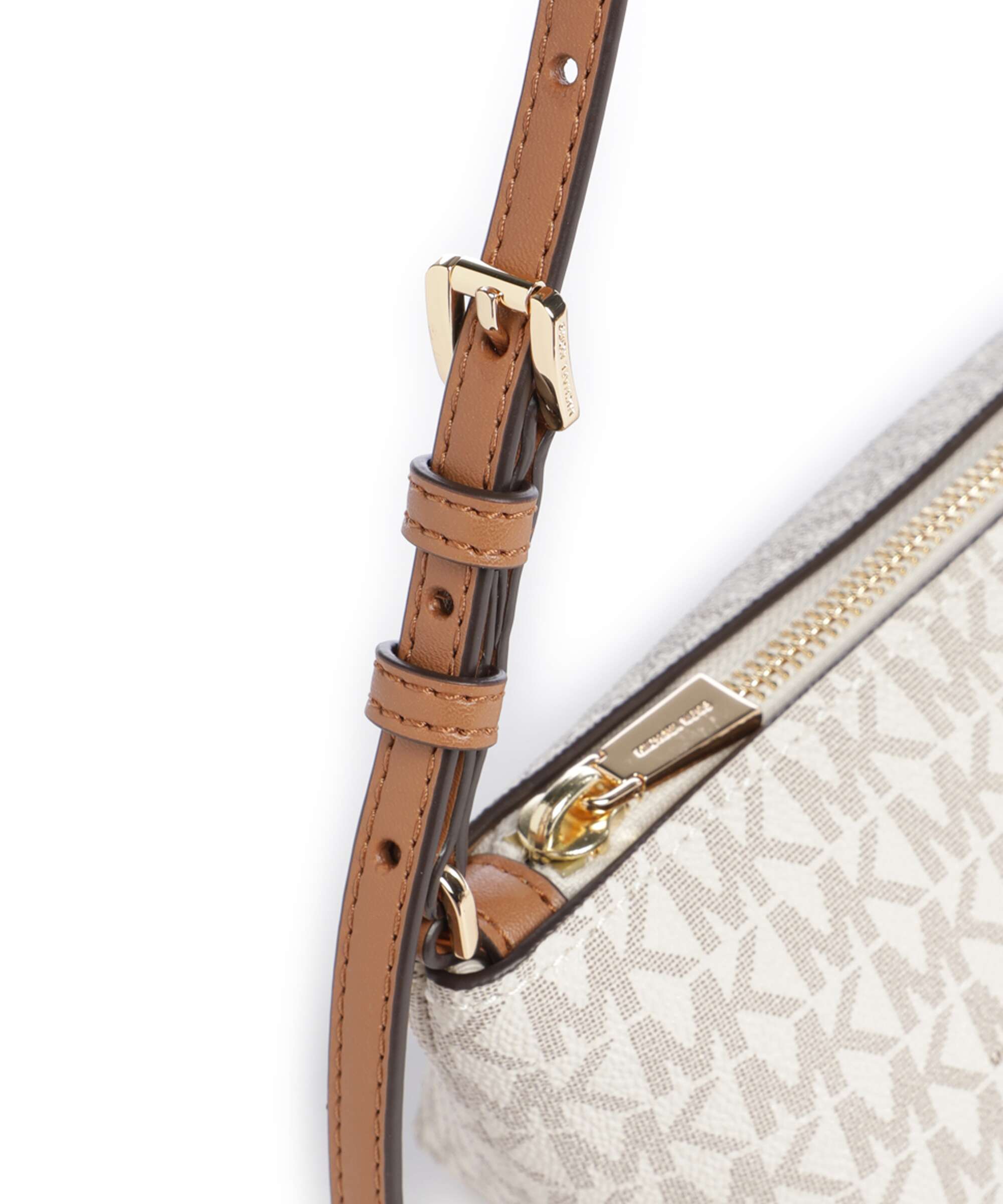 Michael Kors Laila Small Shoulder bag vanilla/acorn