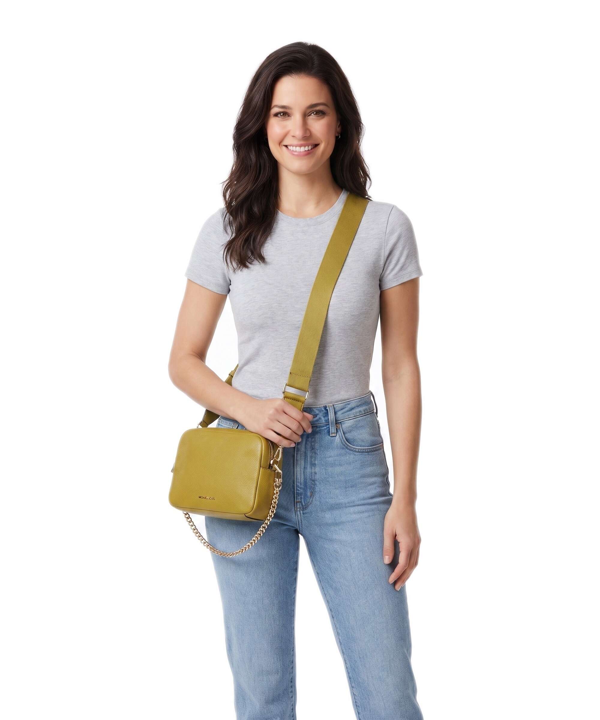 Michael Kors Bryant Medium Crossbody bag chartreuse