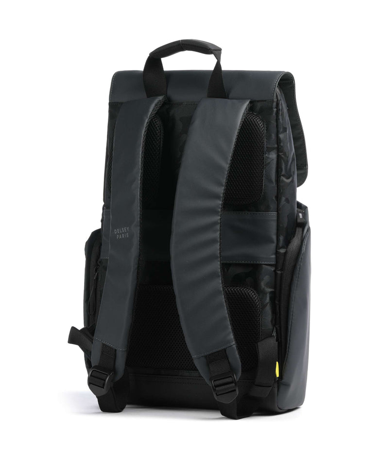 Delsey Paris Securflap Backpack schwarz tarnung