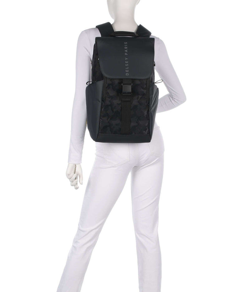 Delsey Paris Securflap Backpack schwarz tarnung