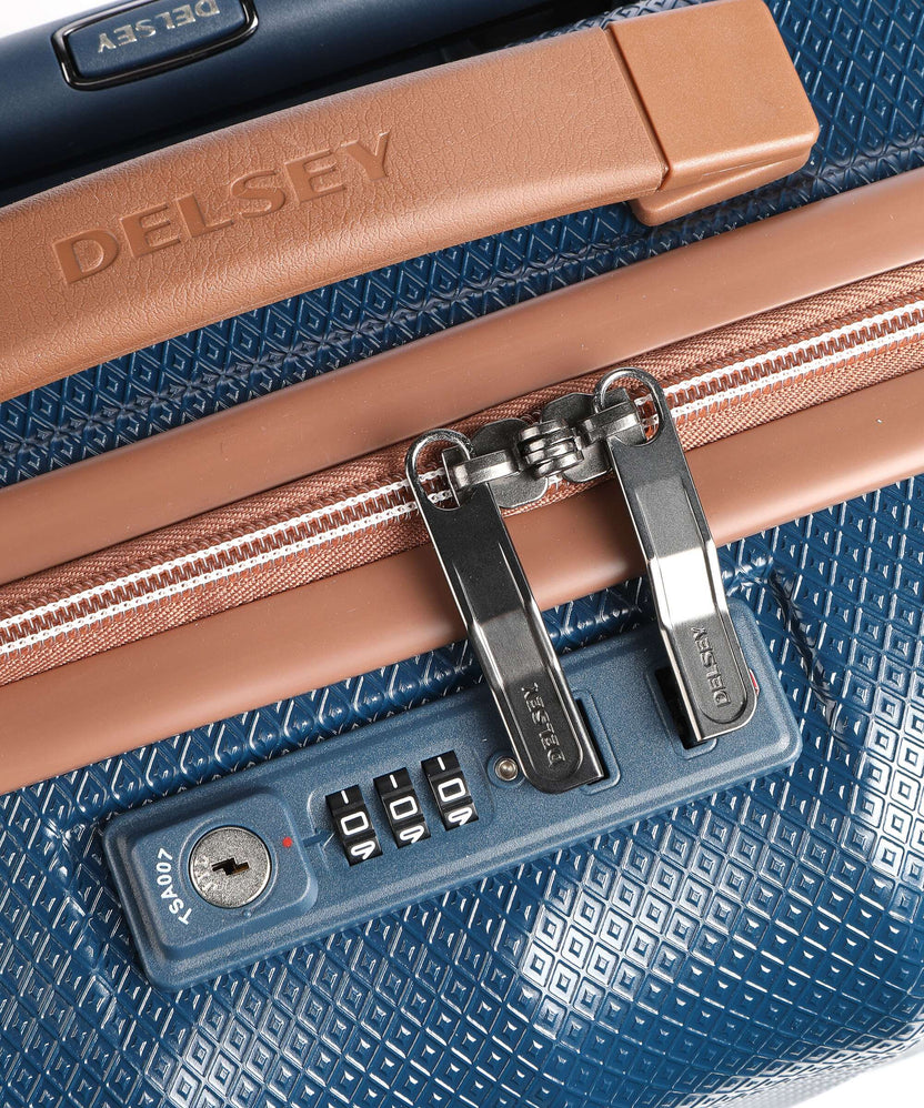 Delsey Paris Carrousel Slim Line Spinner (4 wheels) marineblau