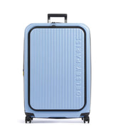 Delsey Paris Securitime 4-Rollen Trolley lavendelblau