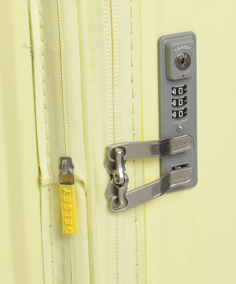 Delsey Paris Clavel Spinner (4 wheels) hellgelb