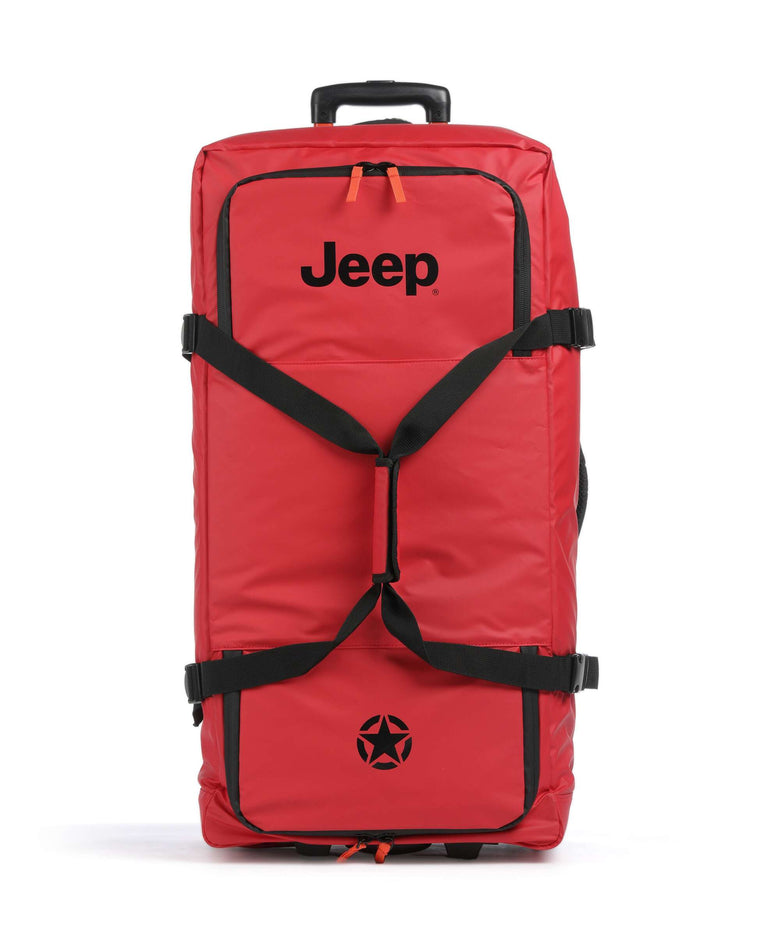 Jeep JS005A 82 Travel bag with wheels chili pepper red