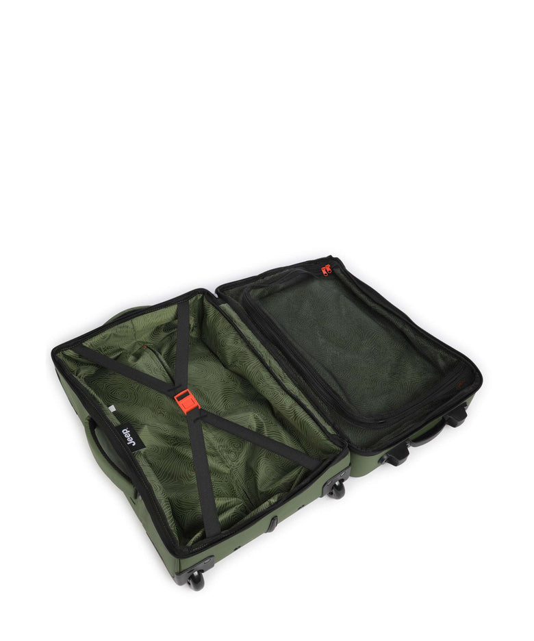 Jeep JS006B 55 Travel bag with wheels green