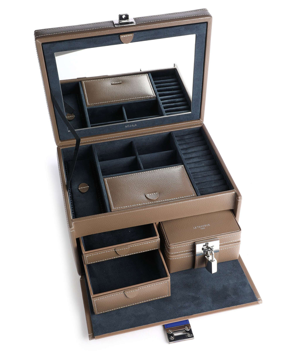 Le Tanneur Large Jewelry box taupe