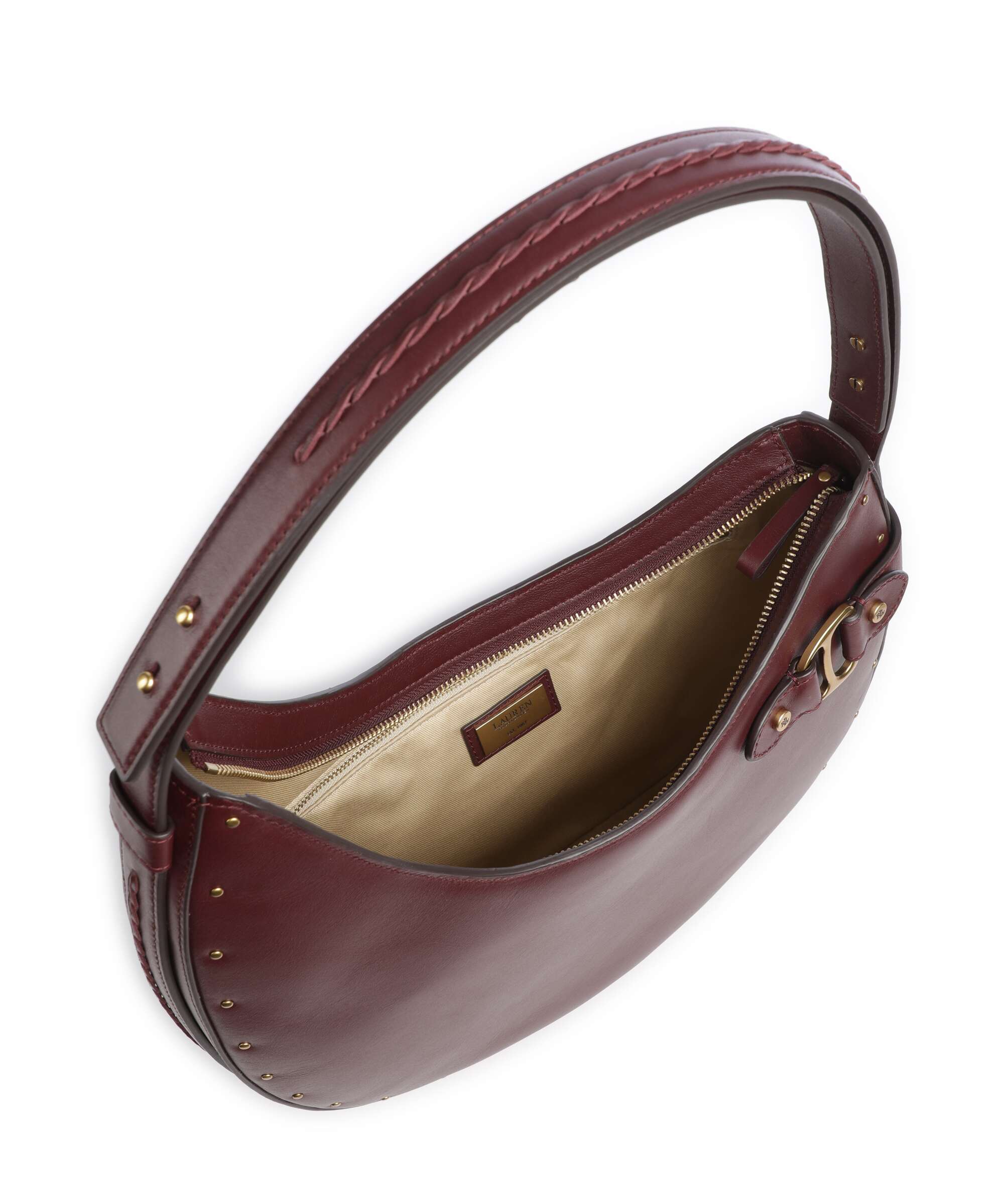 Lauren Ralph Lauren Tasha Large Shoulder bag dark garnet