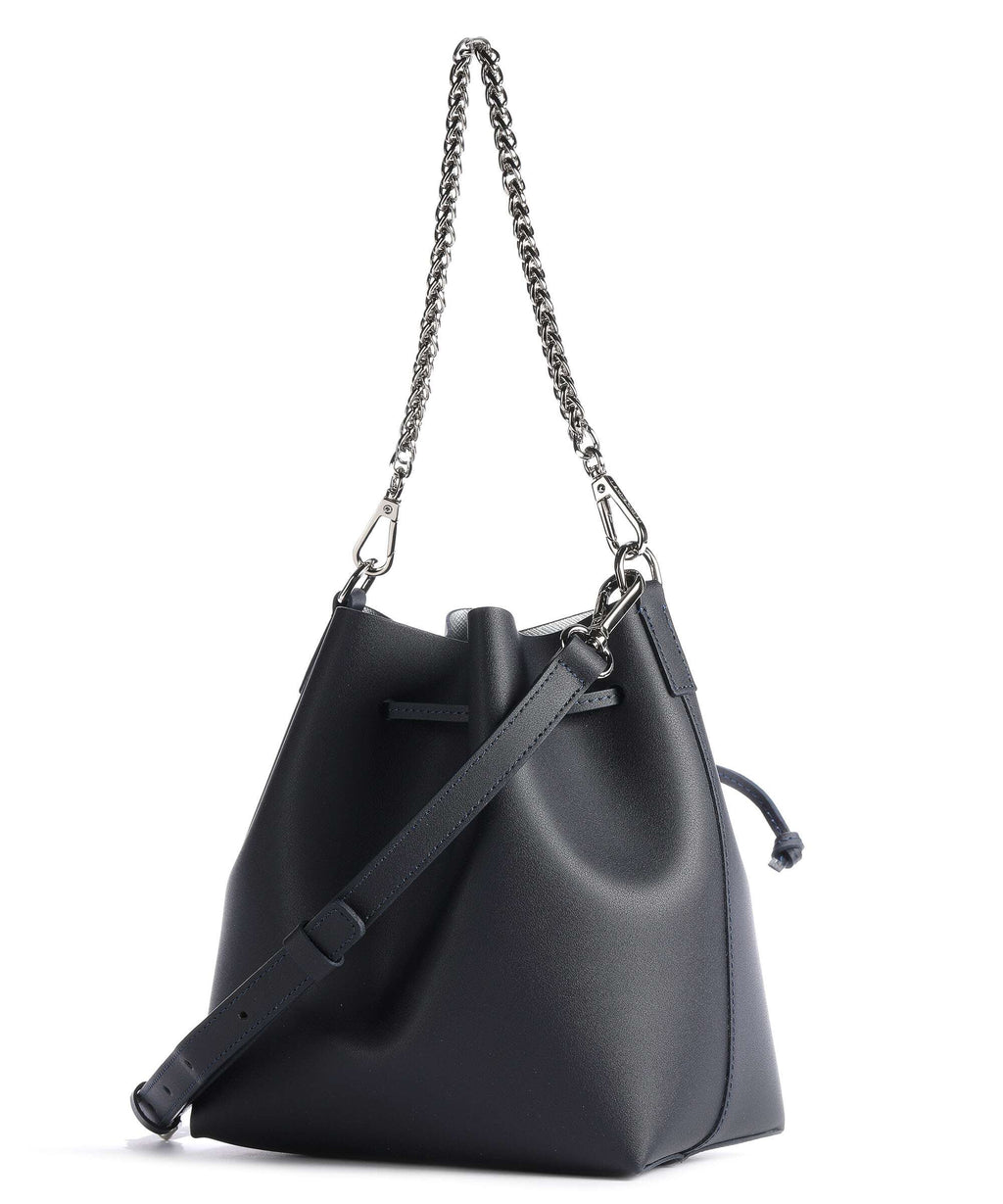 Lancaster Pur & Element City Bucket bag bleu foncé/argent