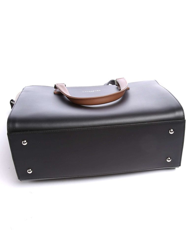 Lancaster Smooth Handbag noir/nude/vison