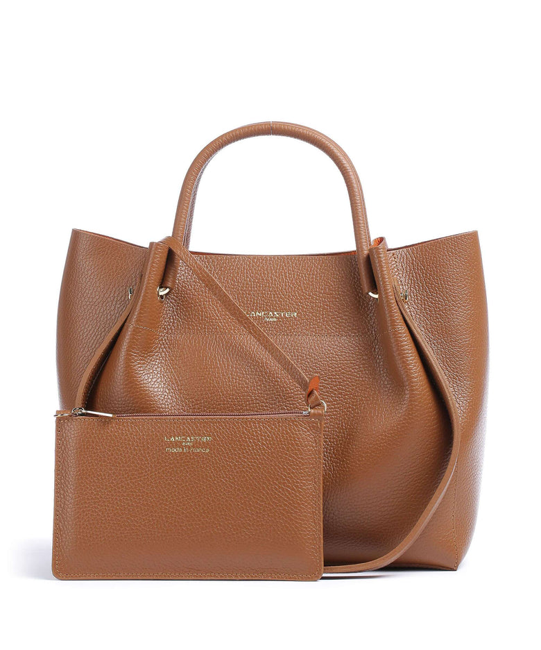 Lancaster Foulonne Double Handbag camel