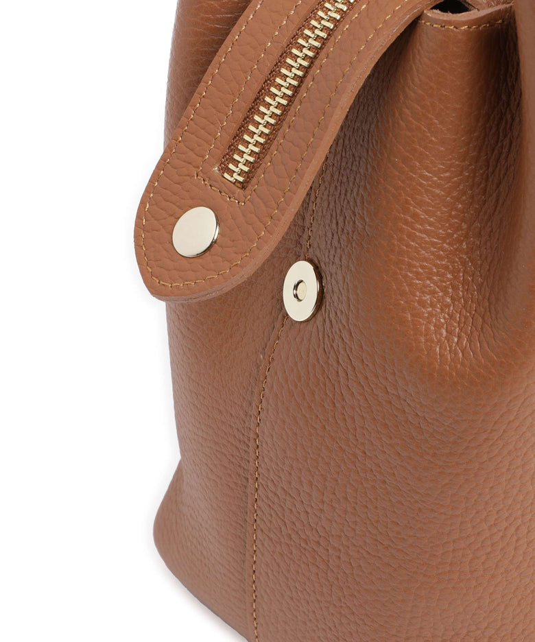 Lancaster Foulonne Double Tote bag camel