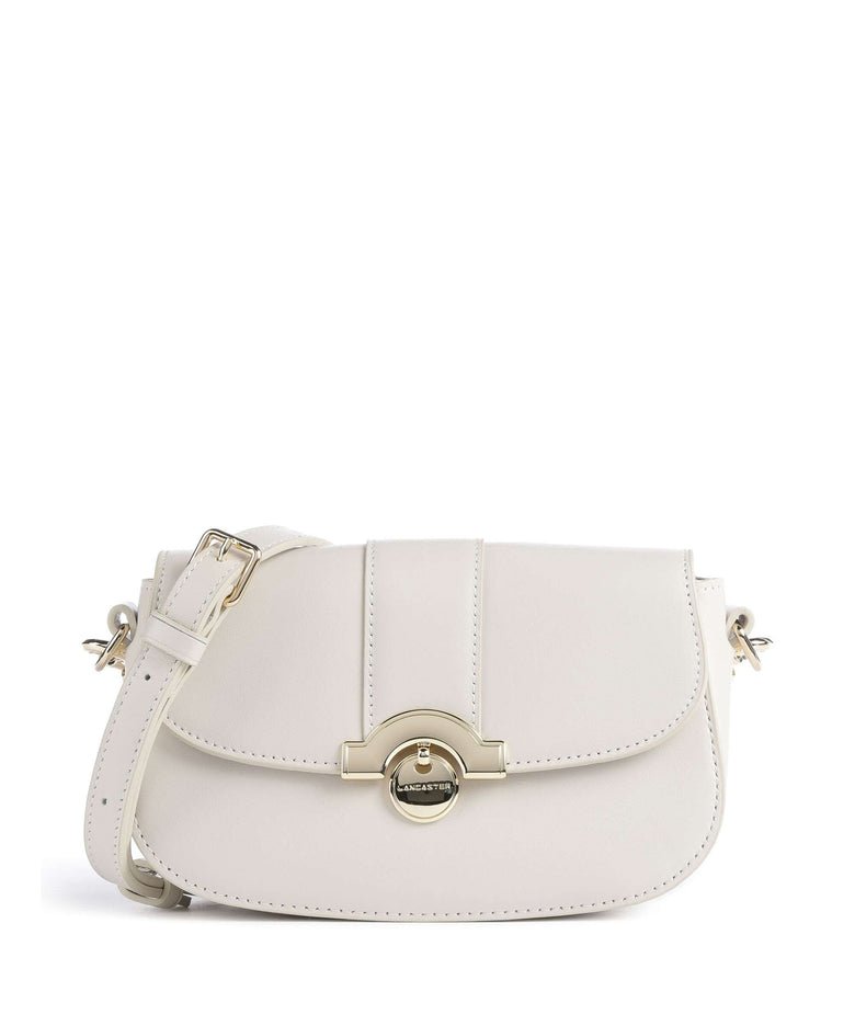 Lancaster Paris Médaille Crossbody bag ecru