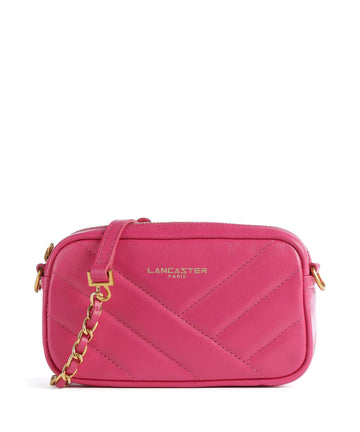 Lancaster Soft Matelassé Umhängetasche fuxia
