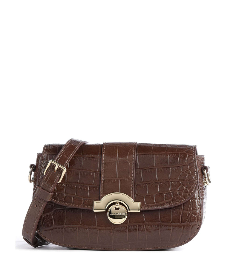 Lancaster Exotic CN Croco Crossbody bag vison