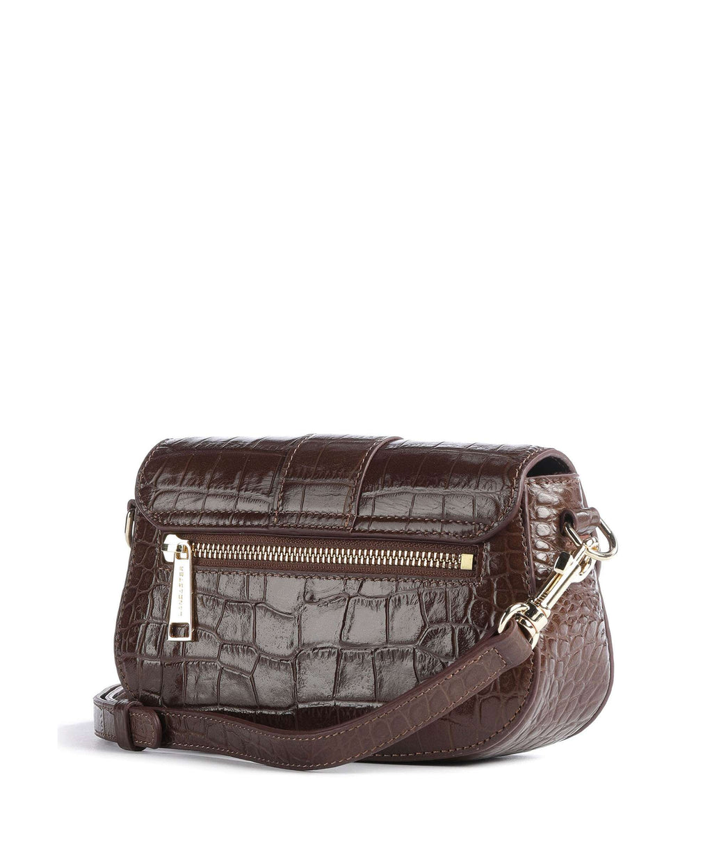 Lancaster Exotic CN Croco Crossbody bag vison