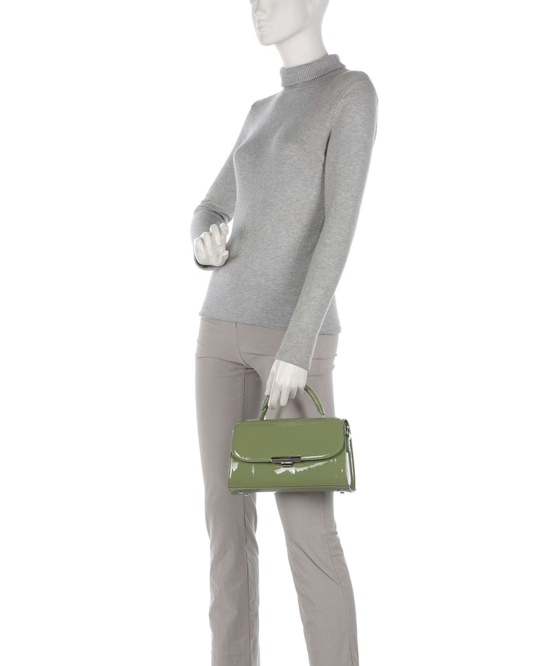 Lancaster Firenze Vernis Handbag jade