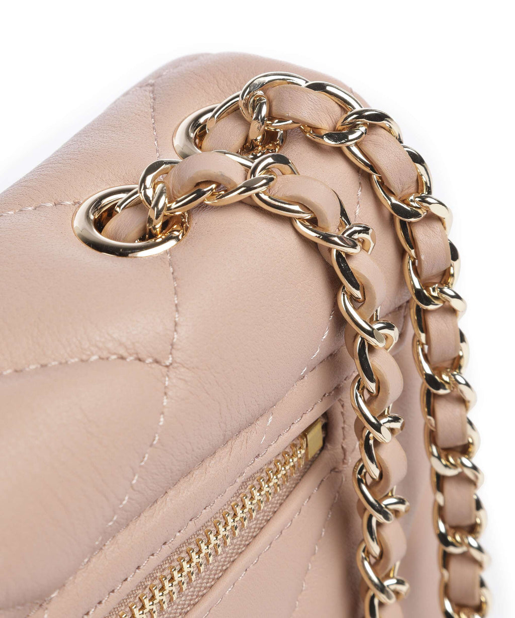 Lancaster Soft Matelassé Shoulder bag nuderose