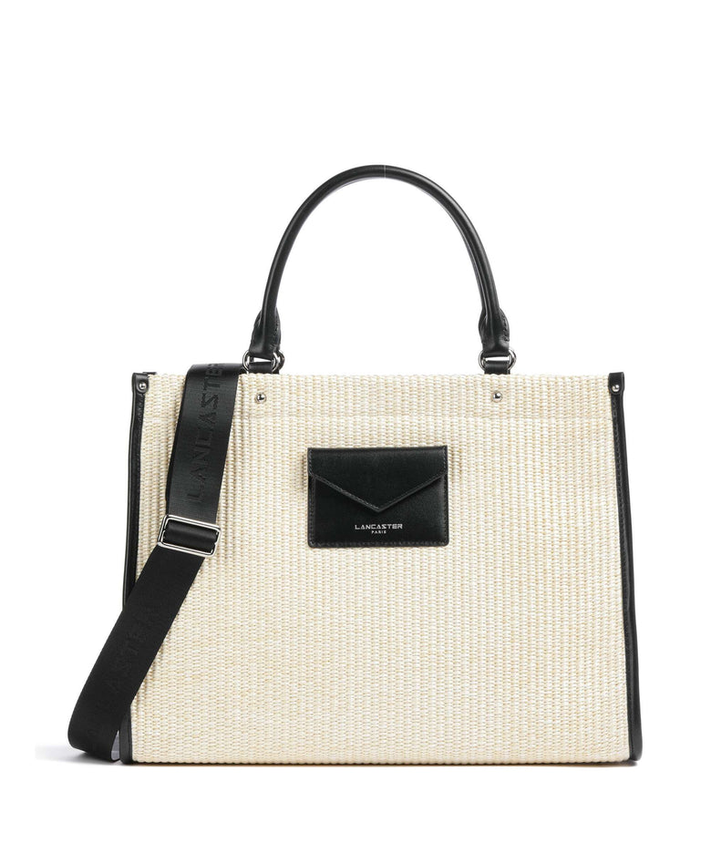 Lancaster Actual Osier Mini Handbag beige