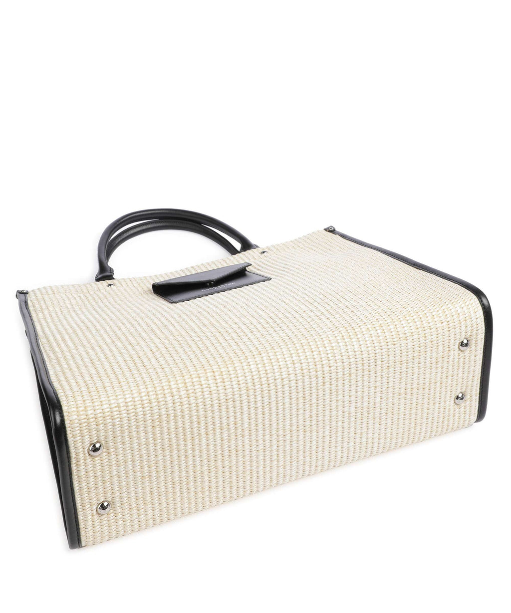 Lancaster Actual Osier Mini Handbag beige