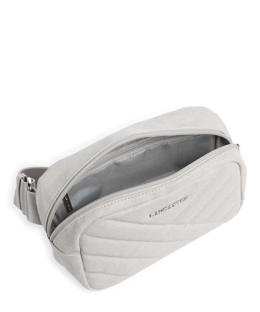 Lancaster Canvas Matelassé Belt bag mastic