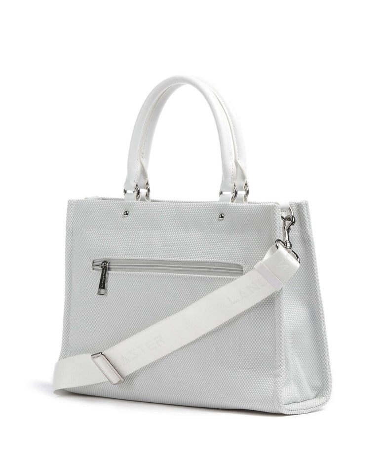 Lancaster Actual Canvas Conscious Handbag blanc