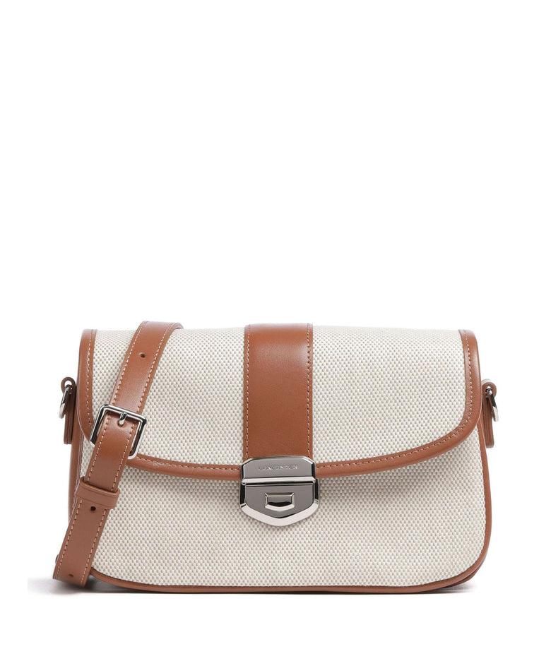 Lancaster Canvas Fia Crossbody bag camel