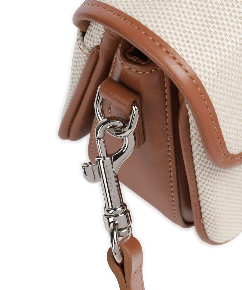 Lancaster Canvas Fia Crossbody bag camel