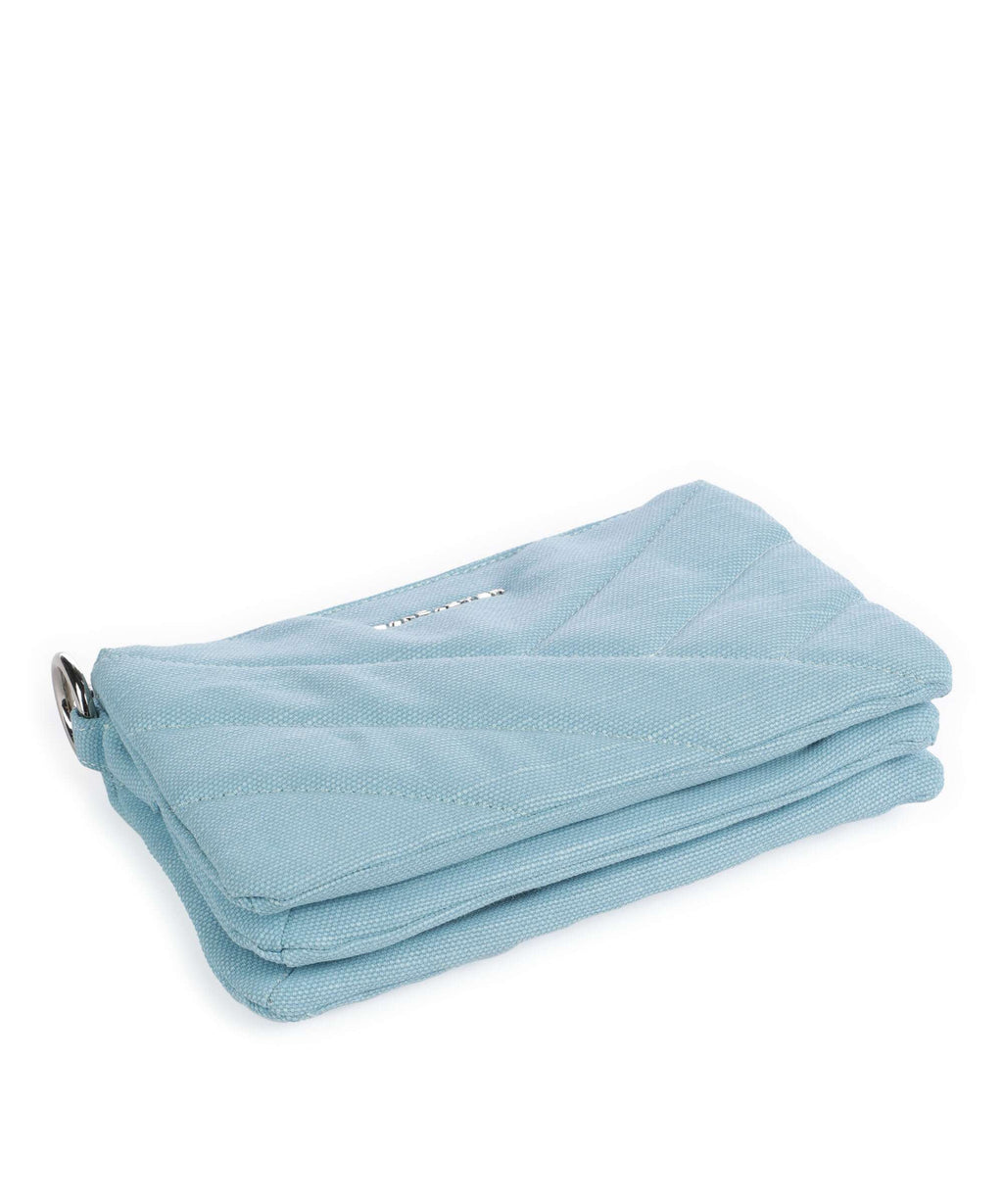 Lancaster Canvas Matelassé Shoulder bag lagon