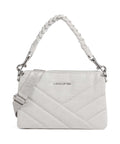 Lancaster Canvas Matelassé Shoulder bag mastic