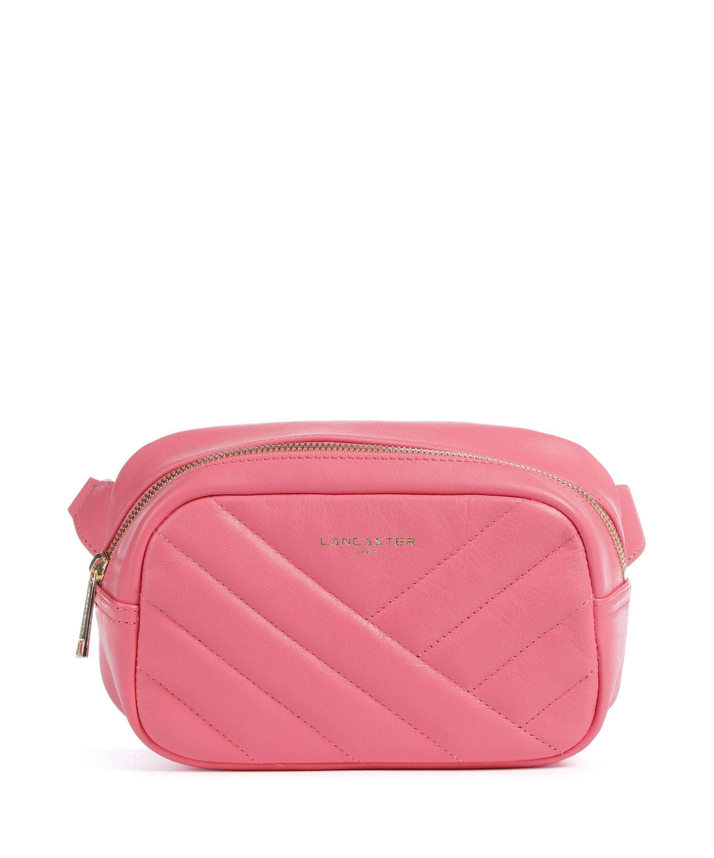 Lancaster Soft Matelassé Belt bag rose fonce