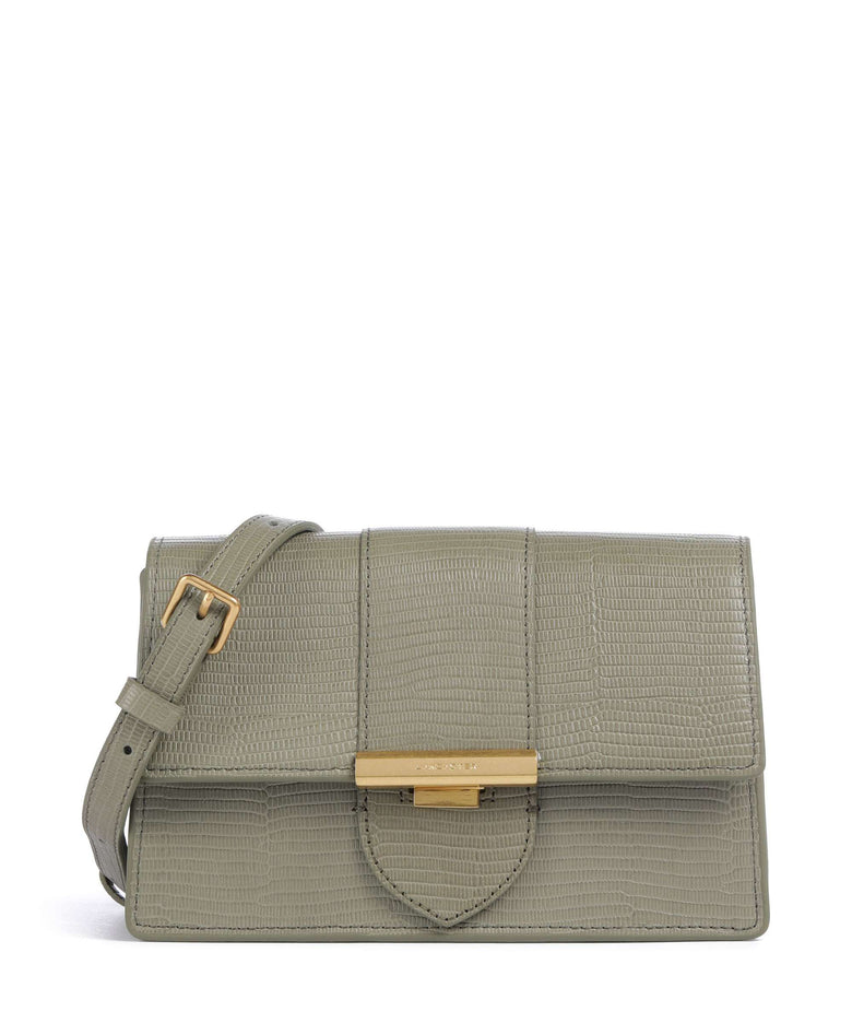 Lancaster Exotic Ily Crossbody bag olive/lézard