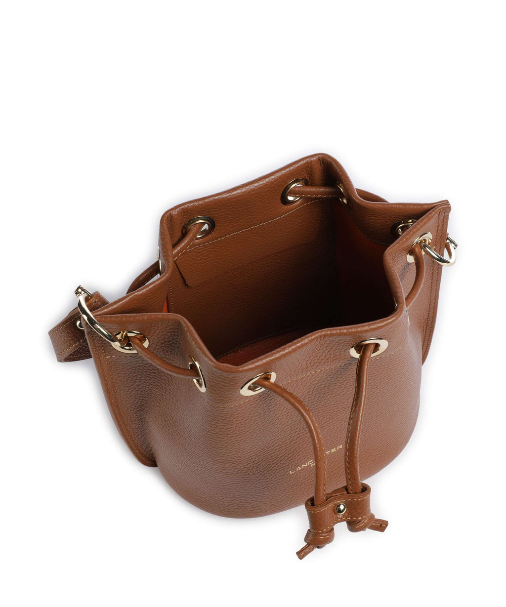 Lancaster Foulonne Alba Double Bucket bag camel/orange