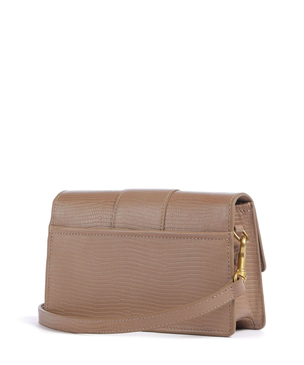 Lancaster Exotic Ily Crossbody bag sable/lézard