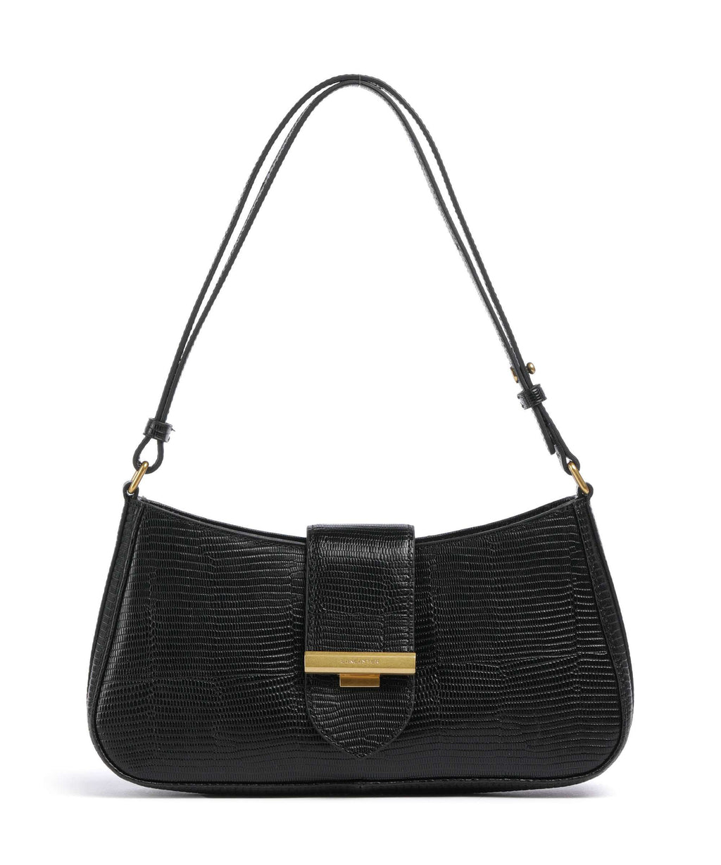Lancaster Exotic Ily Shoulder bag noir/lézard
