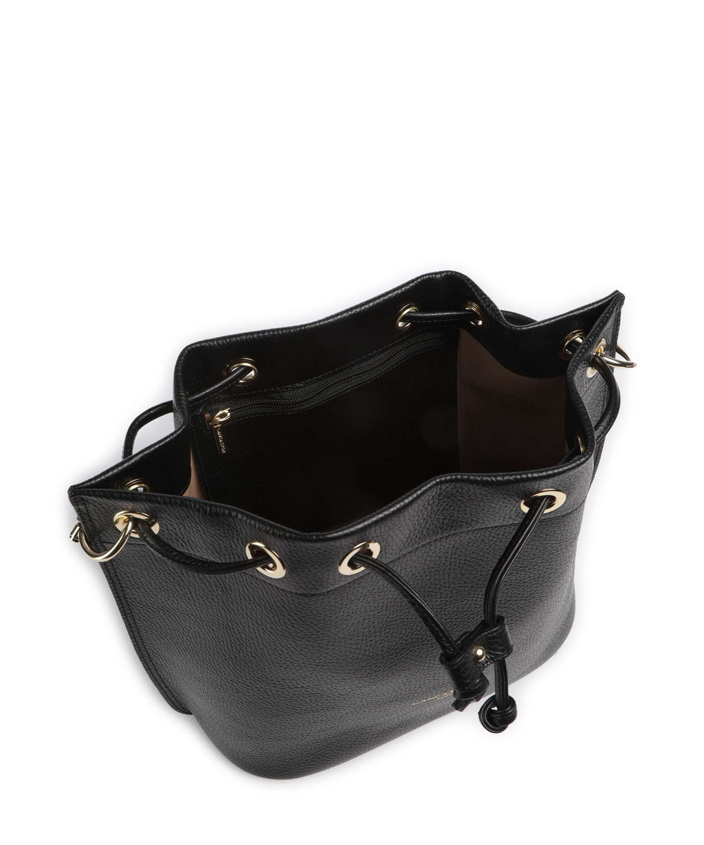 Lancaster Foulonne Alba Double Bucket bag noir/nude