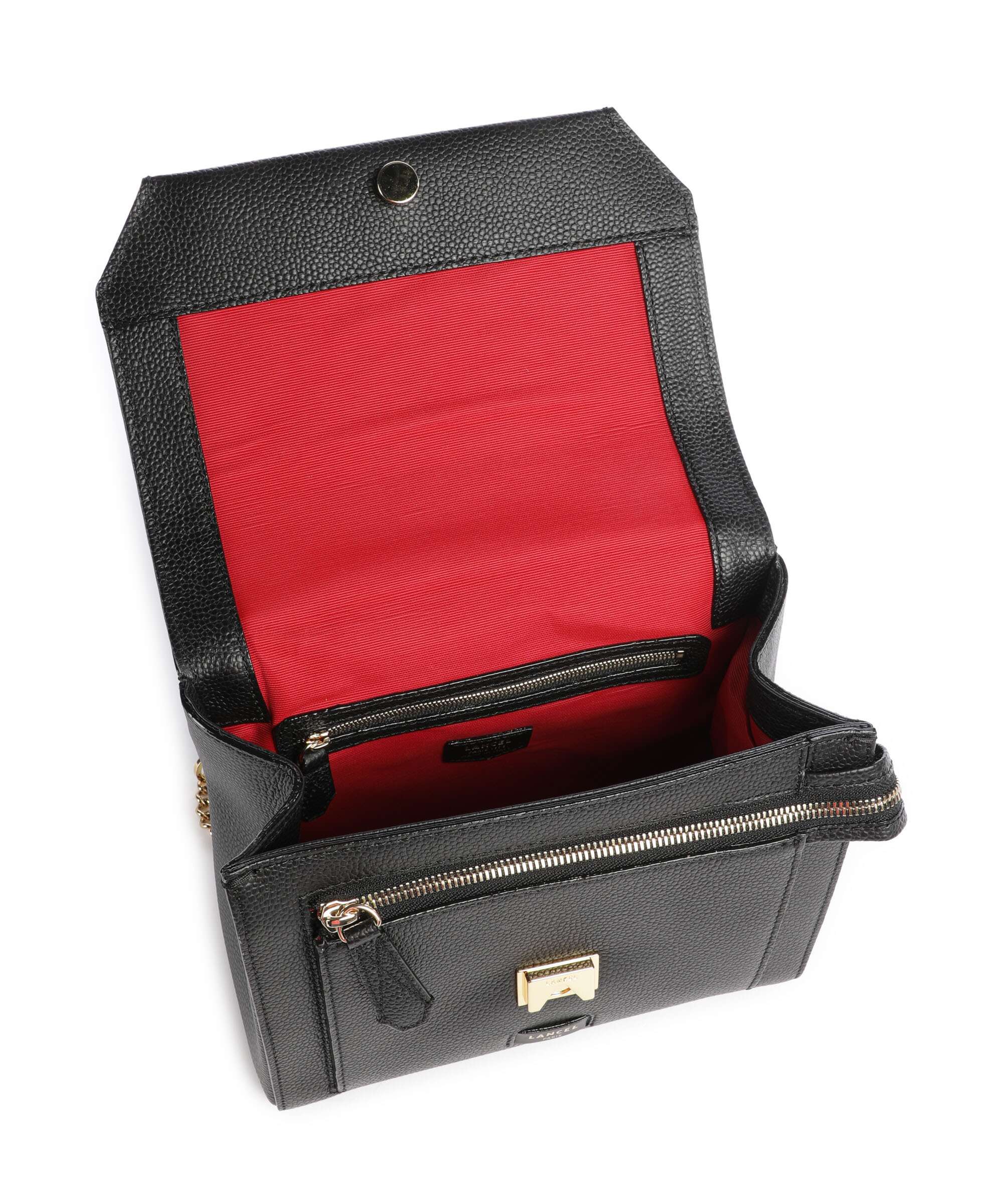 Lancel Ninon M Shoulder bag black/gold