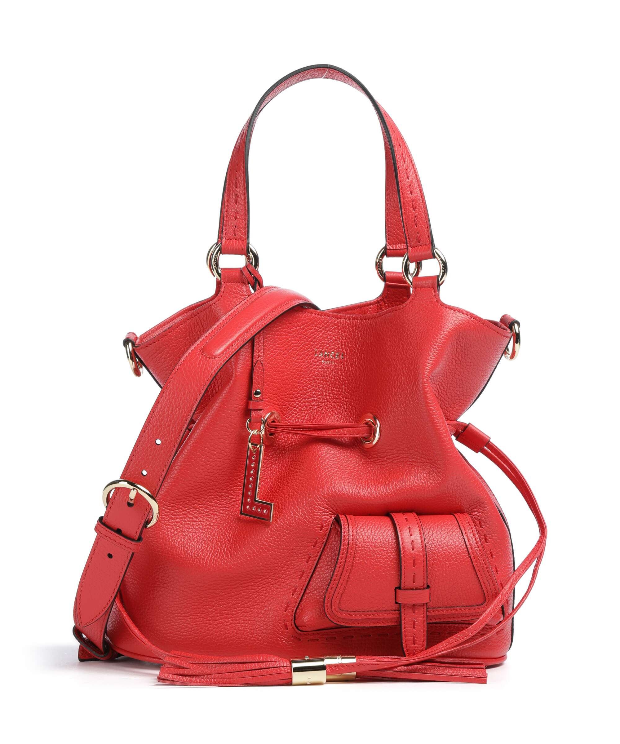 Lancel Premier Flirt M Bucket bag kiss red