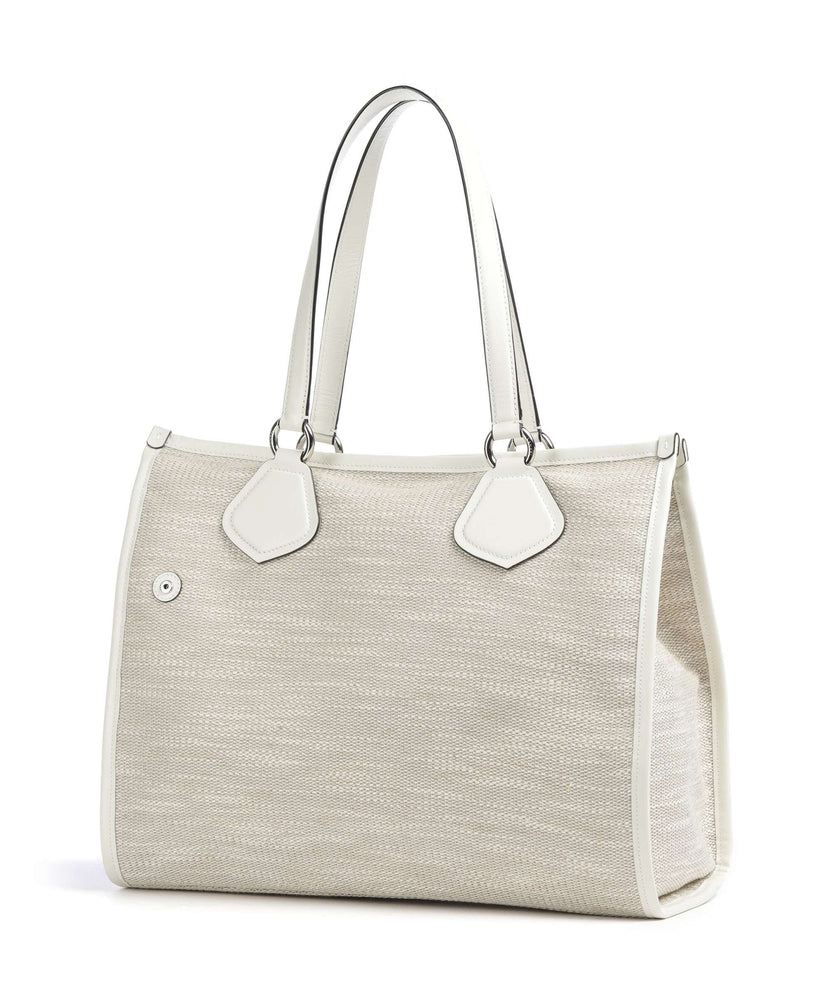 Lancel L Tote bag natural/white