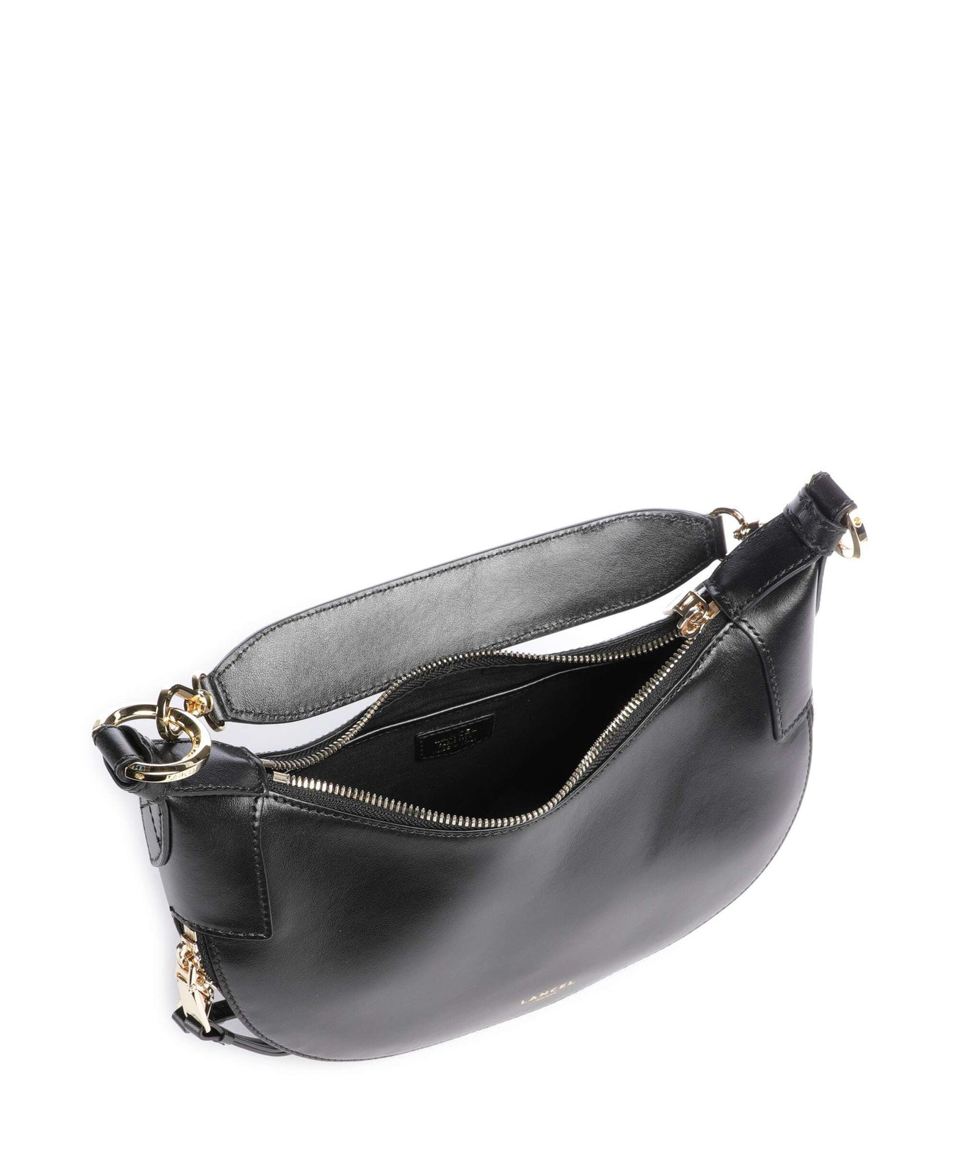 Lancel Origami S Hobo bag black