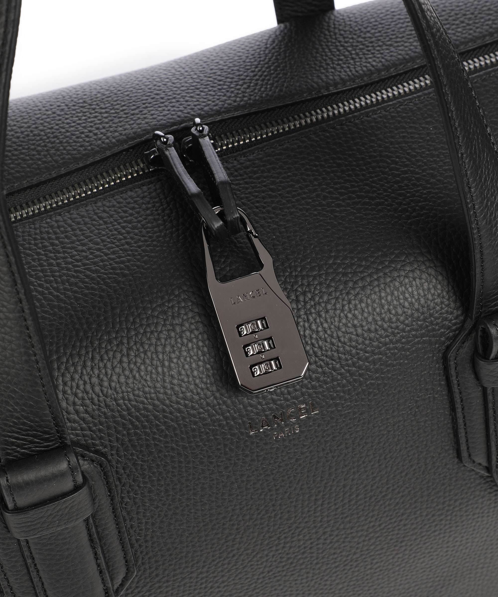 Lancel Charlie Weekend bag black