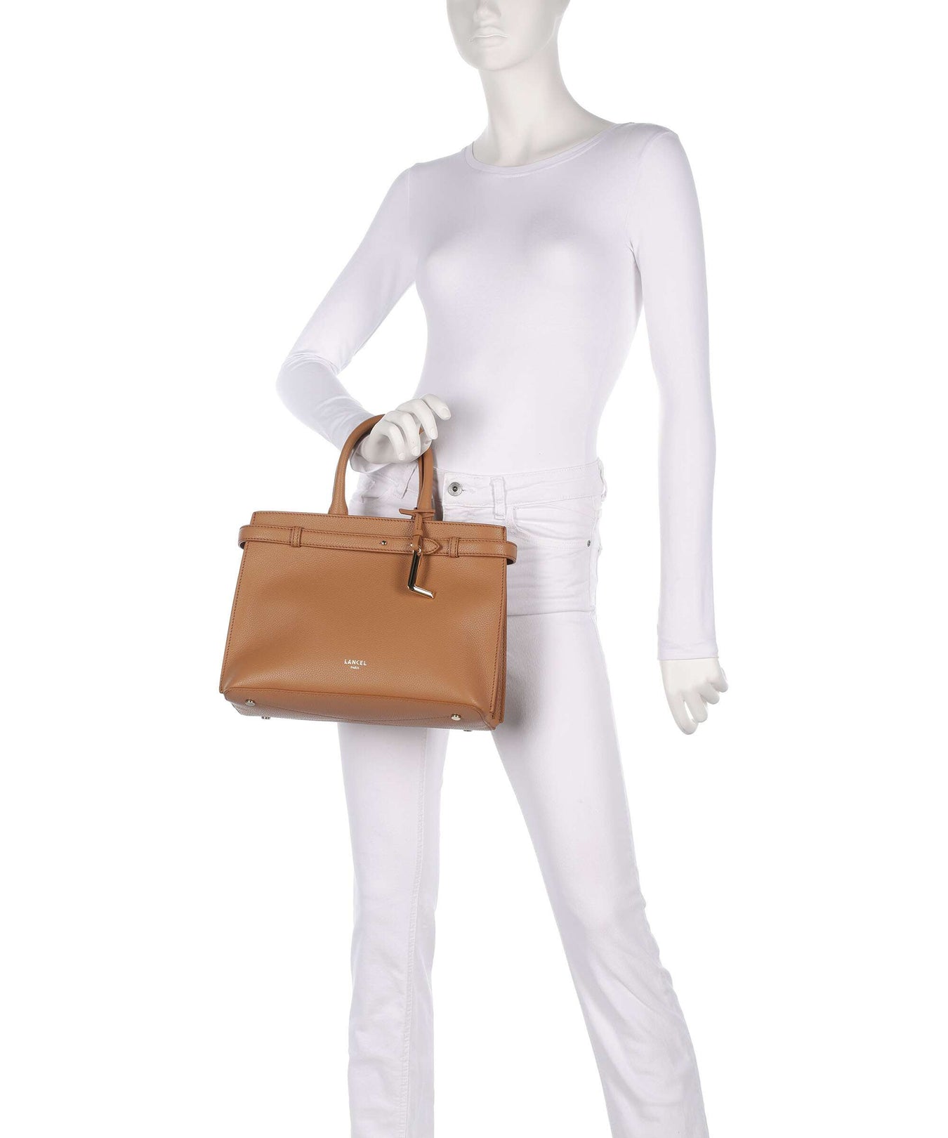 Lancel Faubourg M Handbag camel