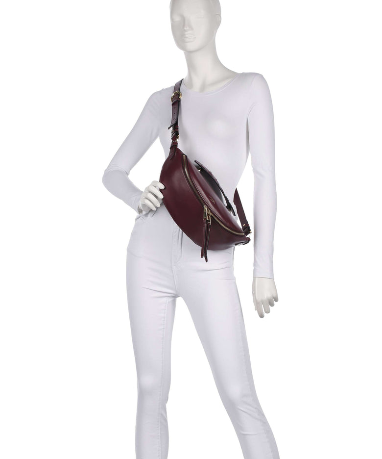 Lancel Origami S Crossbody bag cassis