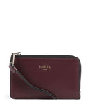Lancel Origami Porta carte di credito cassis