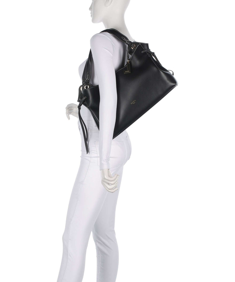 Lancel Swann M Hobo bag black