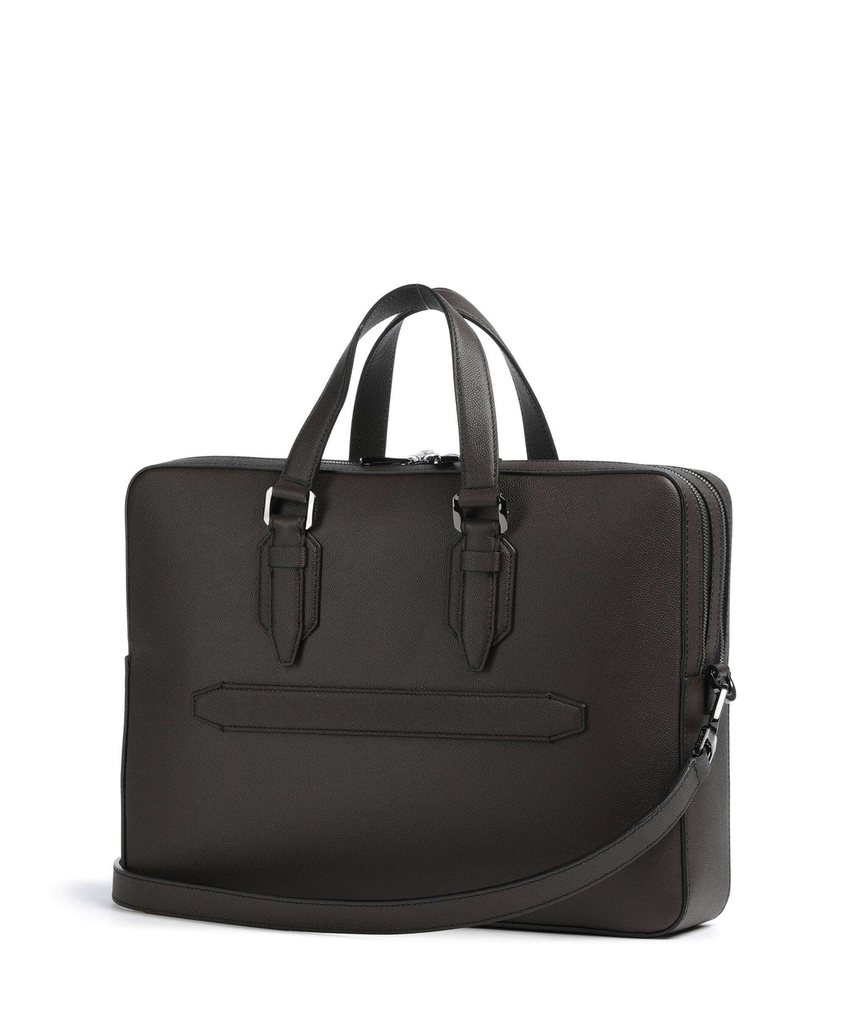 Lancel Charlie Briefcase macadamia
