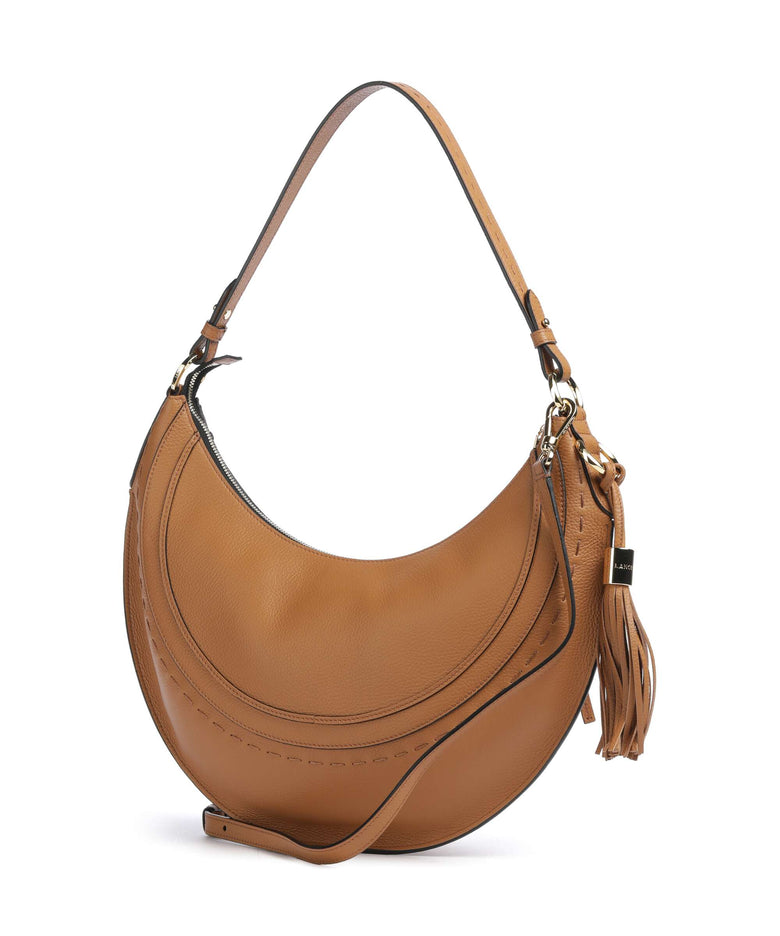 Lancel Hobohème M Hobo bag camel
