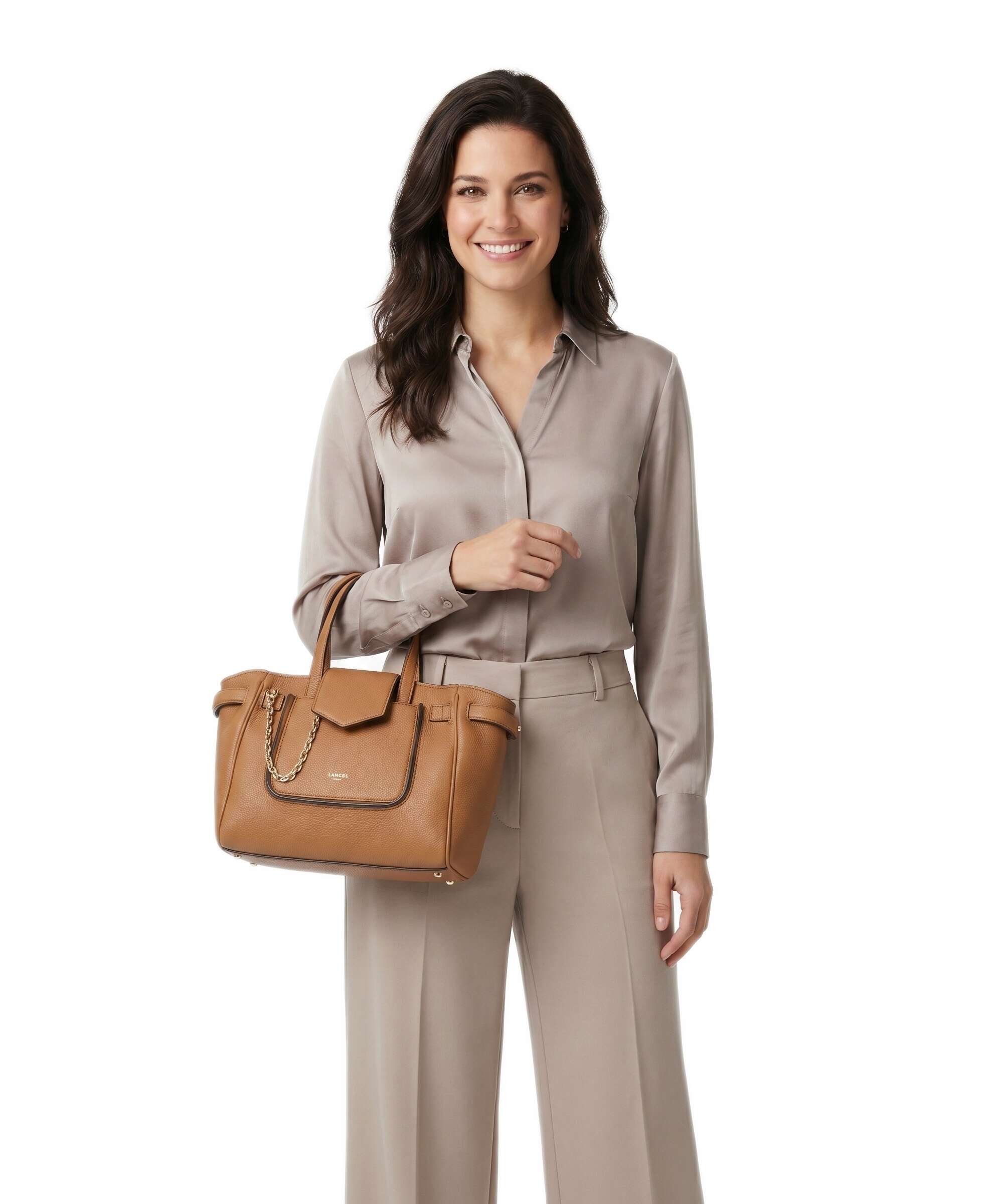 Lancel Théa S Handbag camel