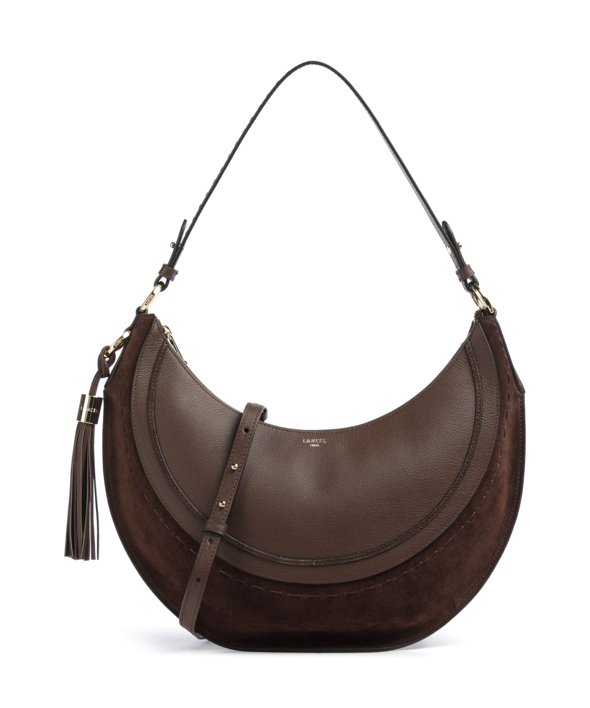 Lancel Hobohème M Hobo bag coconut