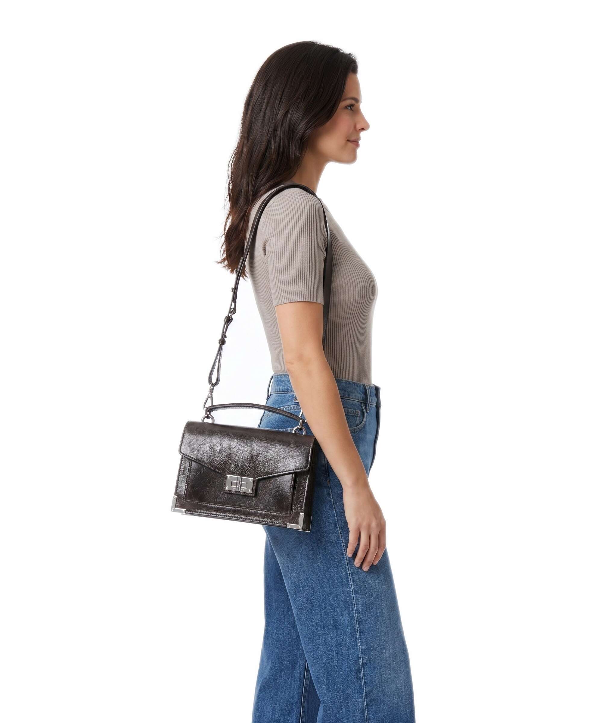 The Kooples Emily Crossbody bag brown